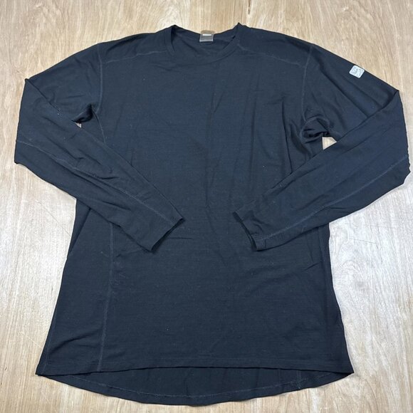 Arcteryx Men’s Black Size XL Long Sleeve Wool Base Layer Shirt - Picture 1 of 5
